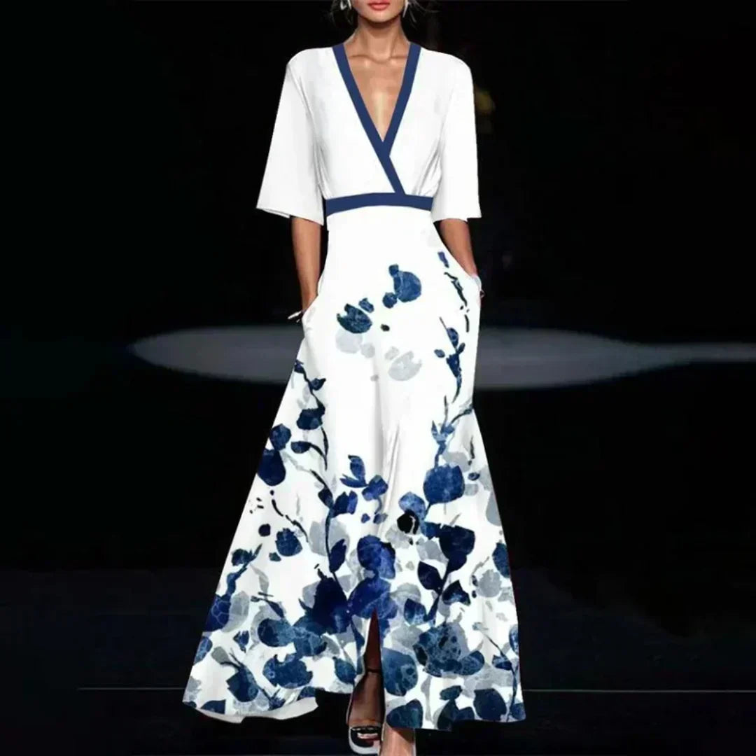 Flora | Elegant Floral Maxi Dress