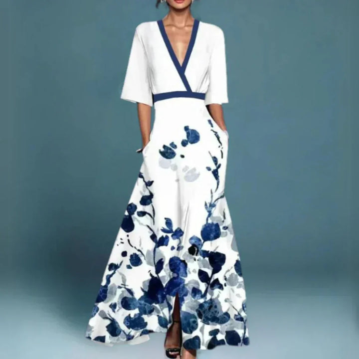 Flora | Elegant Floral Maxi Dress