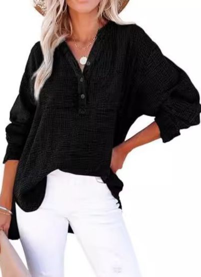 Ayla | Casual V-Neck Blouse
