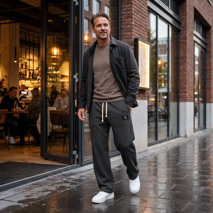 David | Relaxed Straight-Leg Loose Fit Trousers