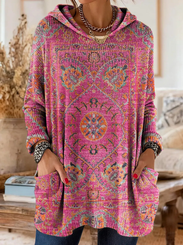 Aimee | Cozy Hooded Knit Sweater