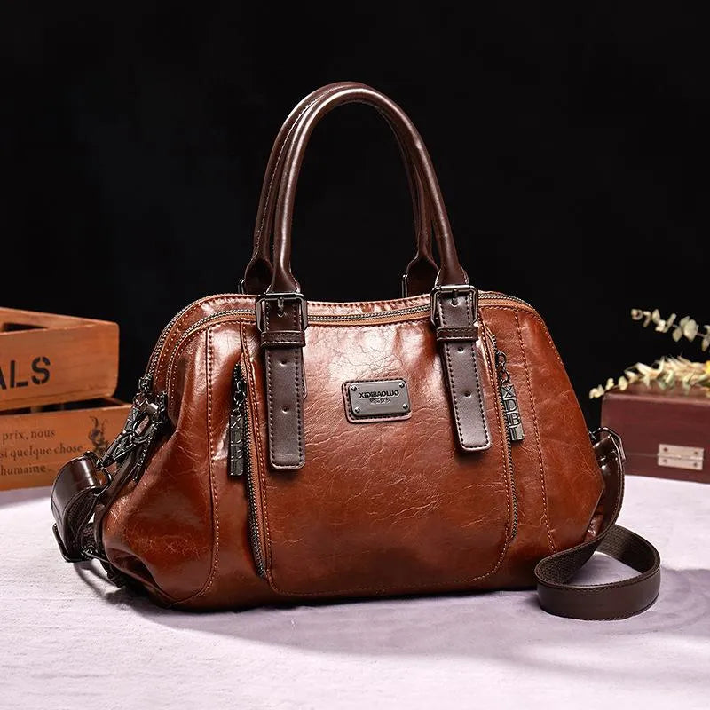Katherine | Luxe Statement Leather Handbag