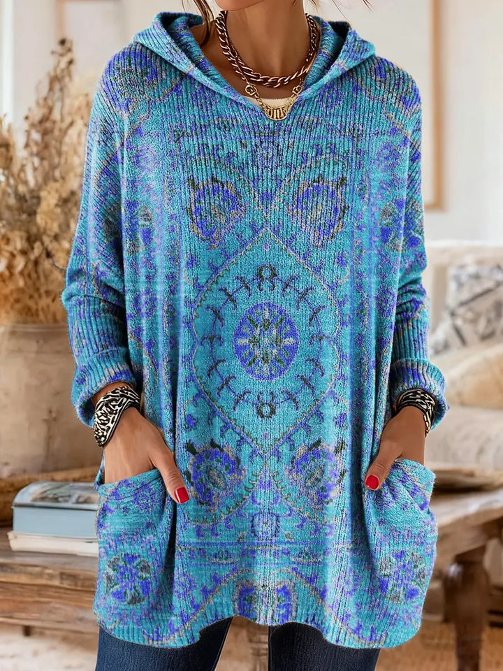 Aimee | Cozy Hooded Knit Sweater