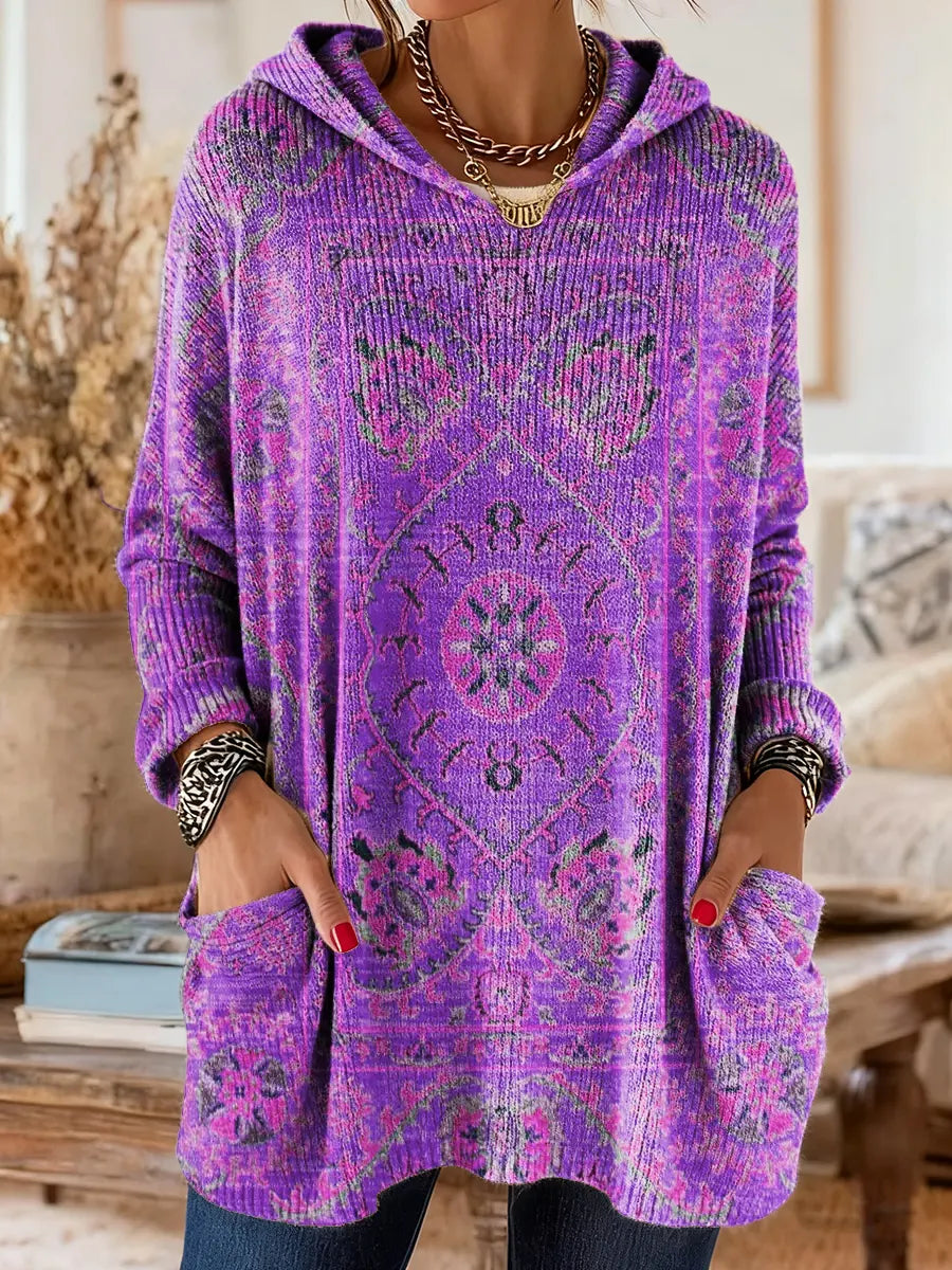 Aimee | Cozy Hooded Knit Sweater