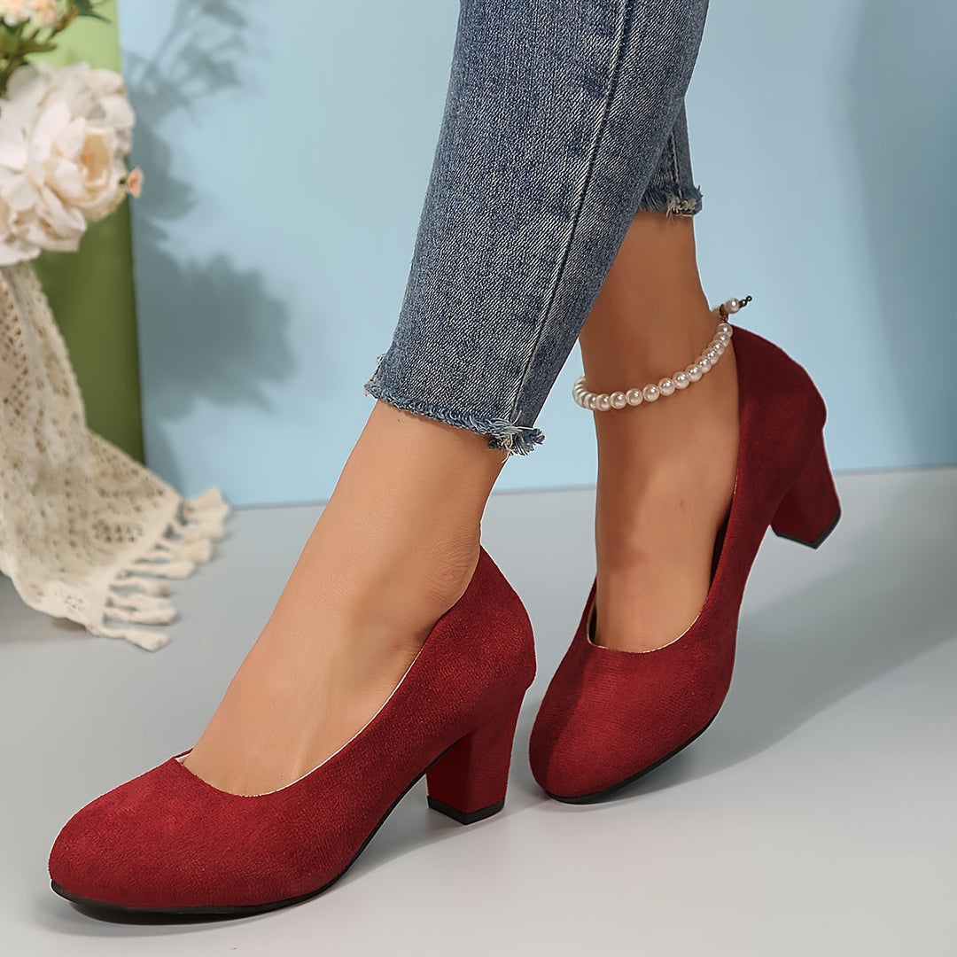LaureEase | Wide-Toe Comfort Heels