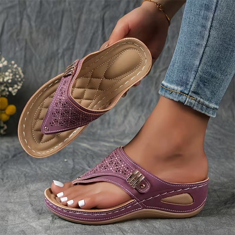 Eliza | Stylish Supportive Wedge Sandals