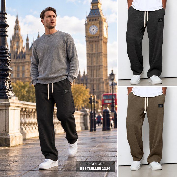 David | Relaxed Straight-Leg Loose Fit Trousers
