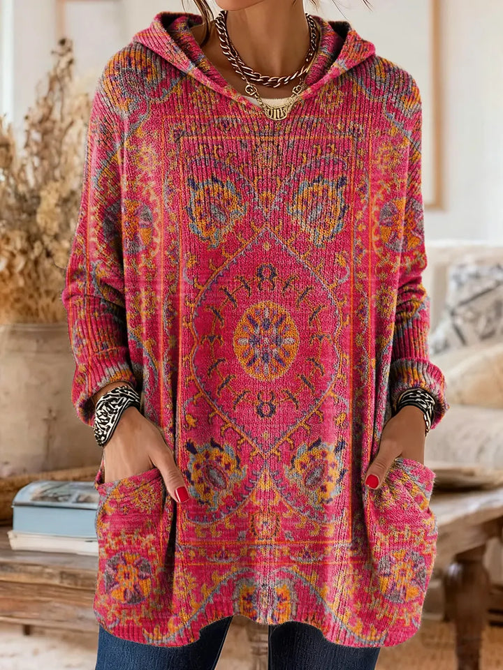 Aimee | Cozy Hooded Knit Sweater