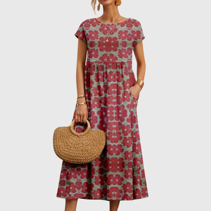 Elsie | Elegant Flowing Floral Dress