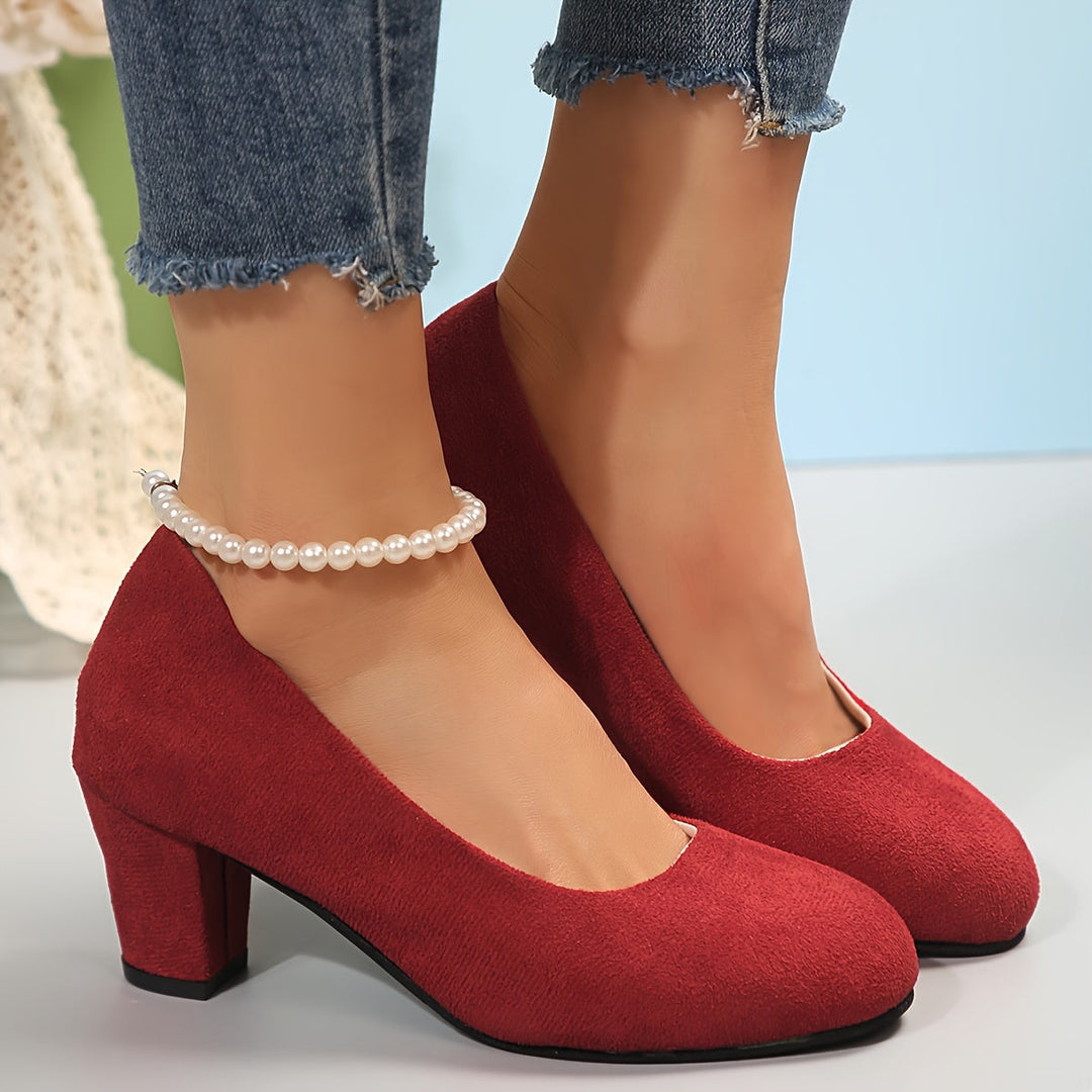 LaureEase | Wide-Toe Comfort Heels