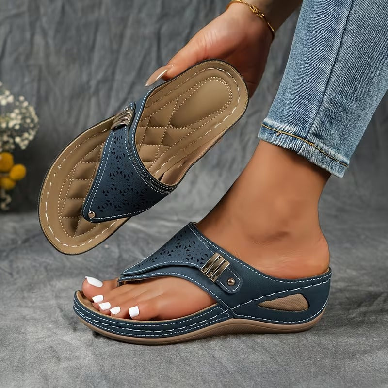 Eliza | Stylish Supportive Wedge Sandals