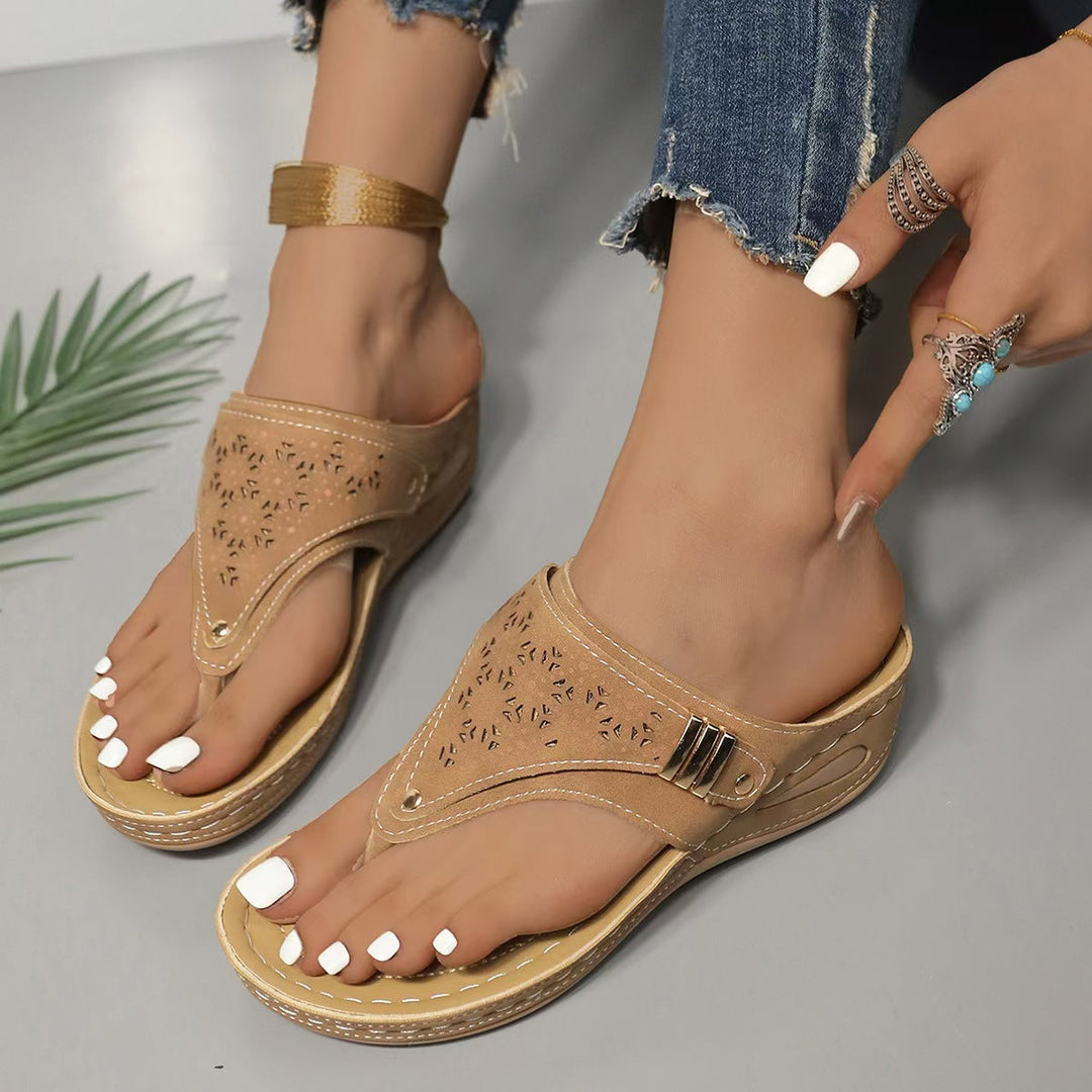 Eliza | Stylish Supportive Wedge Sandals
