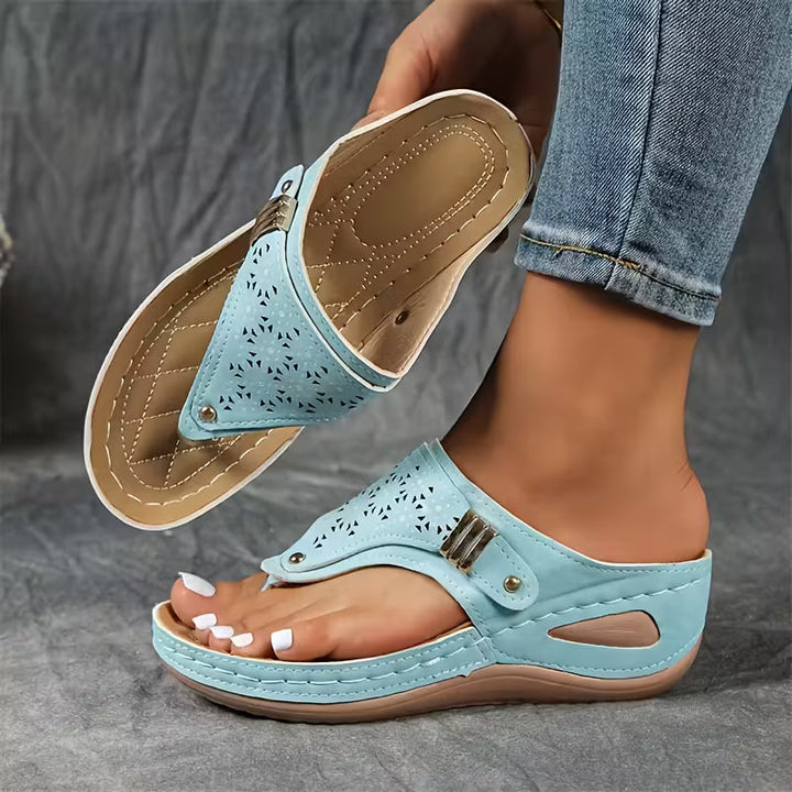 Eliza | Stylish Supportive Wedge Sandals