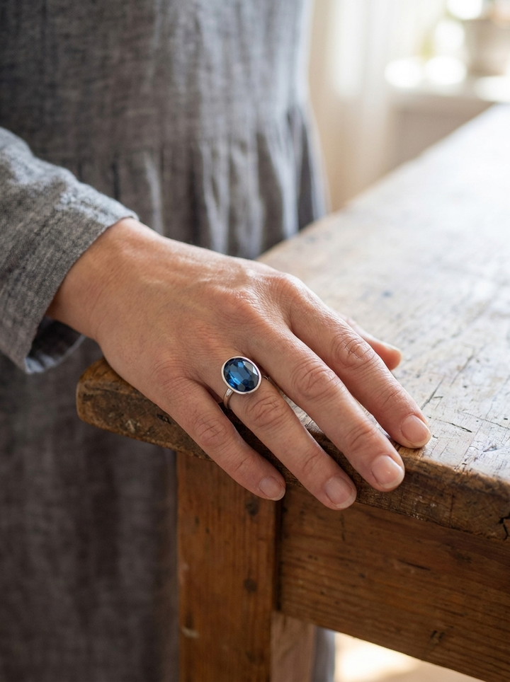 Celestial Blue™ Ring – Vintage Brilliance