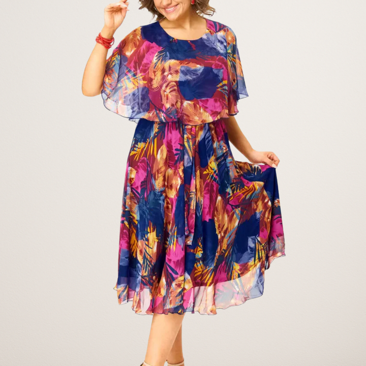 Alice | Elegant Summer Chiffon Dress