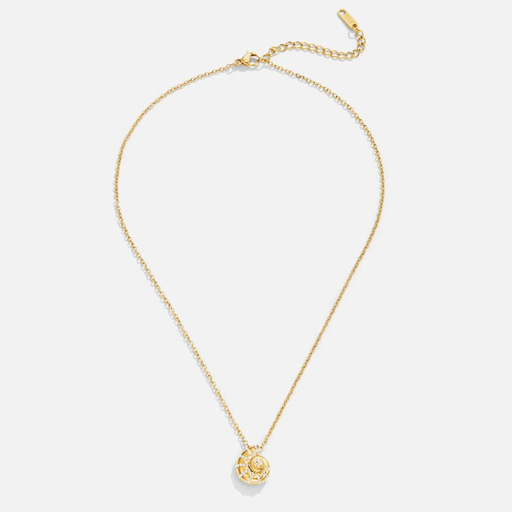 Necklace with Crystal Shell Pendant