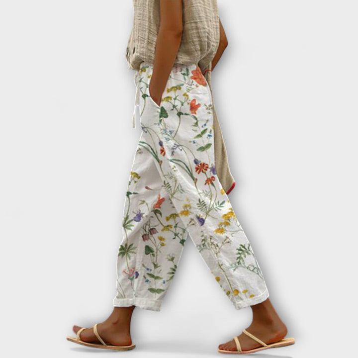 Airish | Distinctive Printed Casual Button Pants