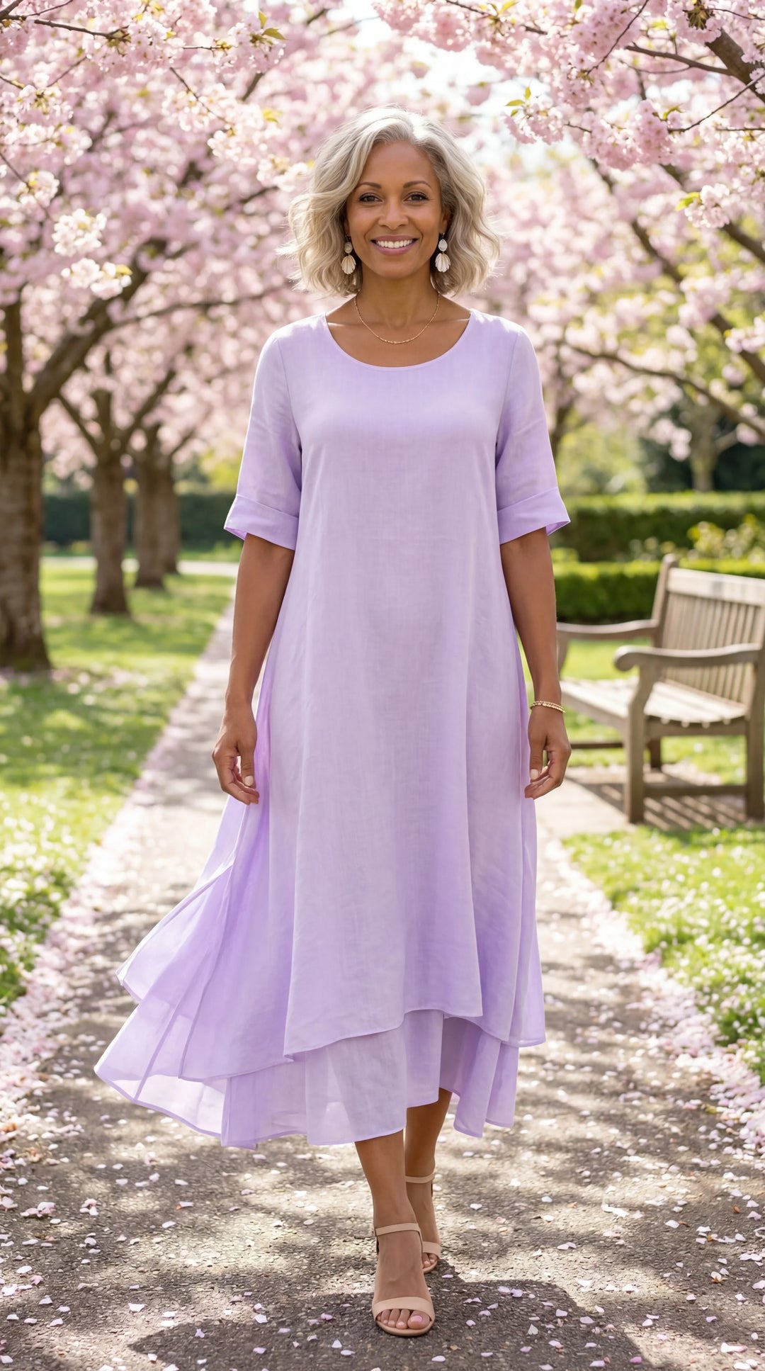 Rose | Flowing Tiered Maxi Dress