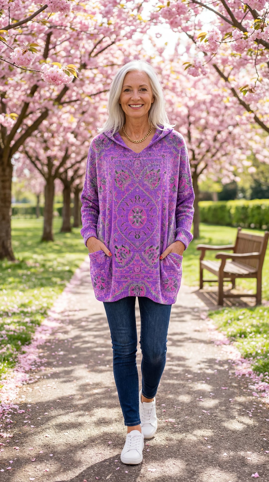 Aimee | Cozy Hooded Knit Sweater