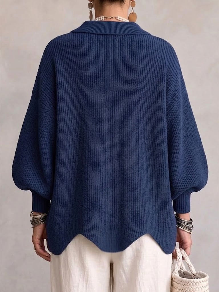 Stephanie | Oversized Cardigan with Statement Buttons