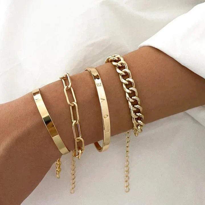 Elan Mercer Bracelet in White Gold