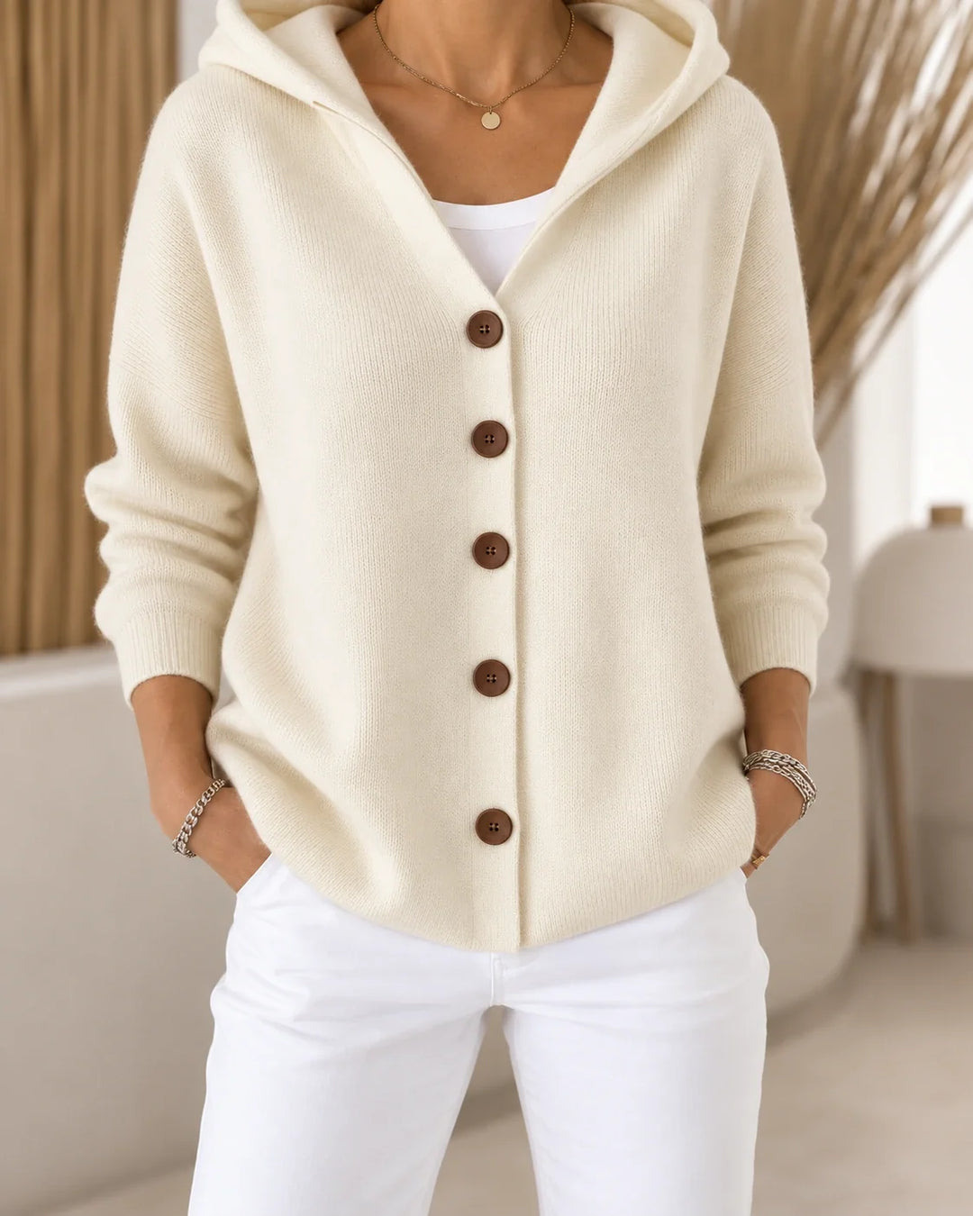 Joyce | Lightweight Hooded Cardigan