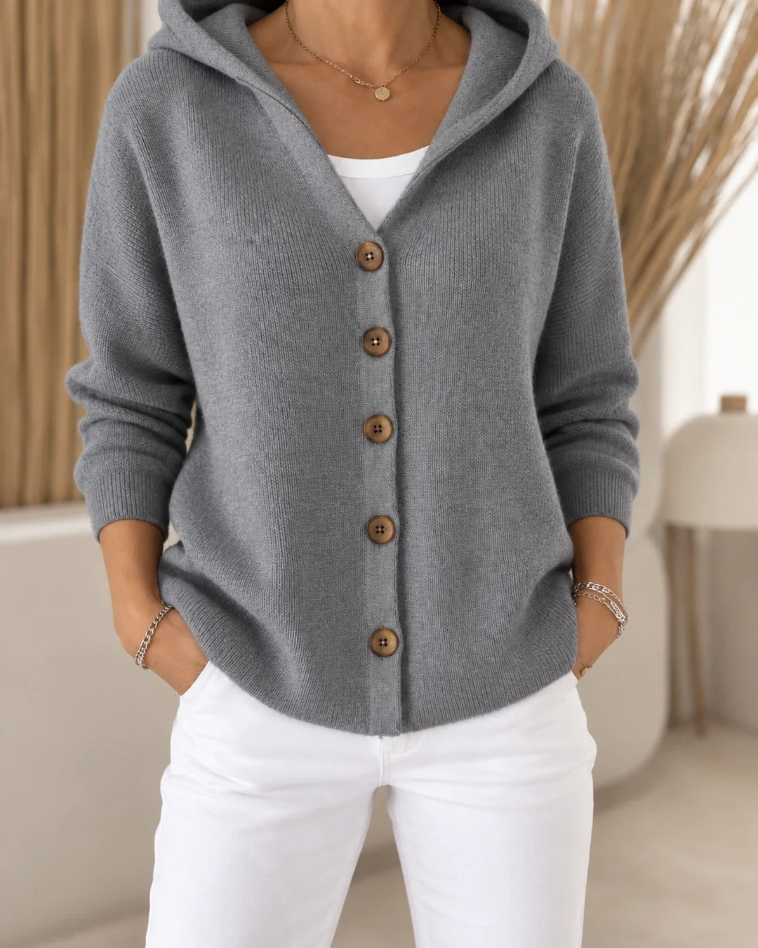 Joyce | Lightweight Hooded Cardigan