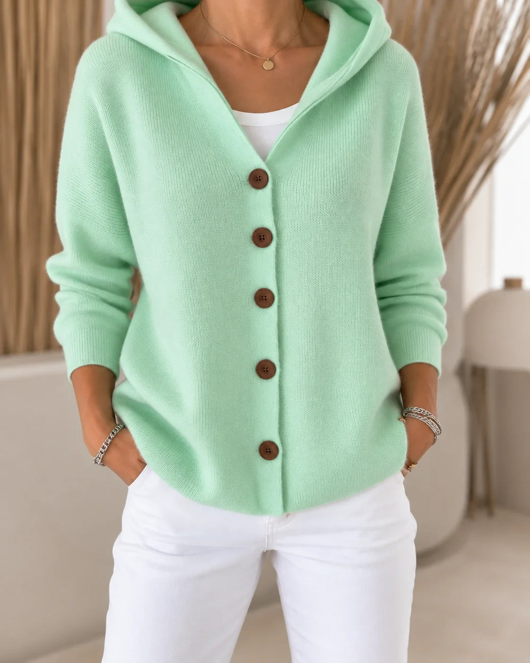 Joyce | Lightweight Hooded Cardigan