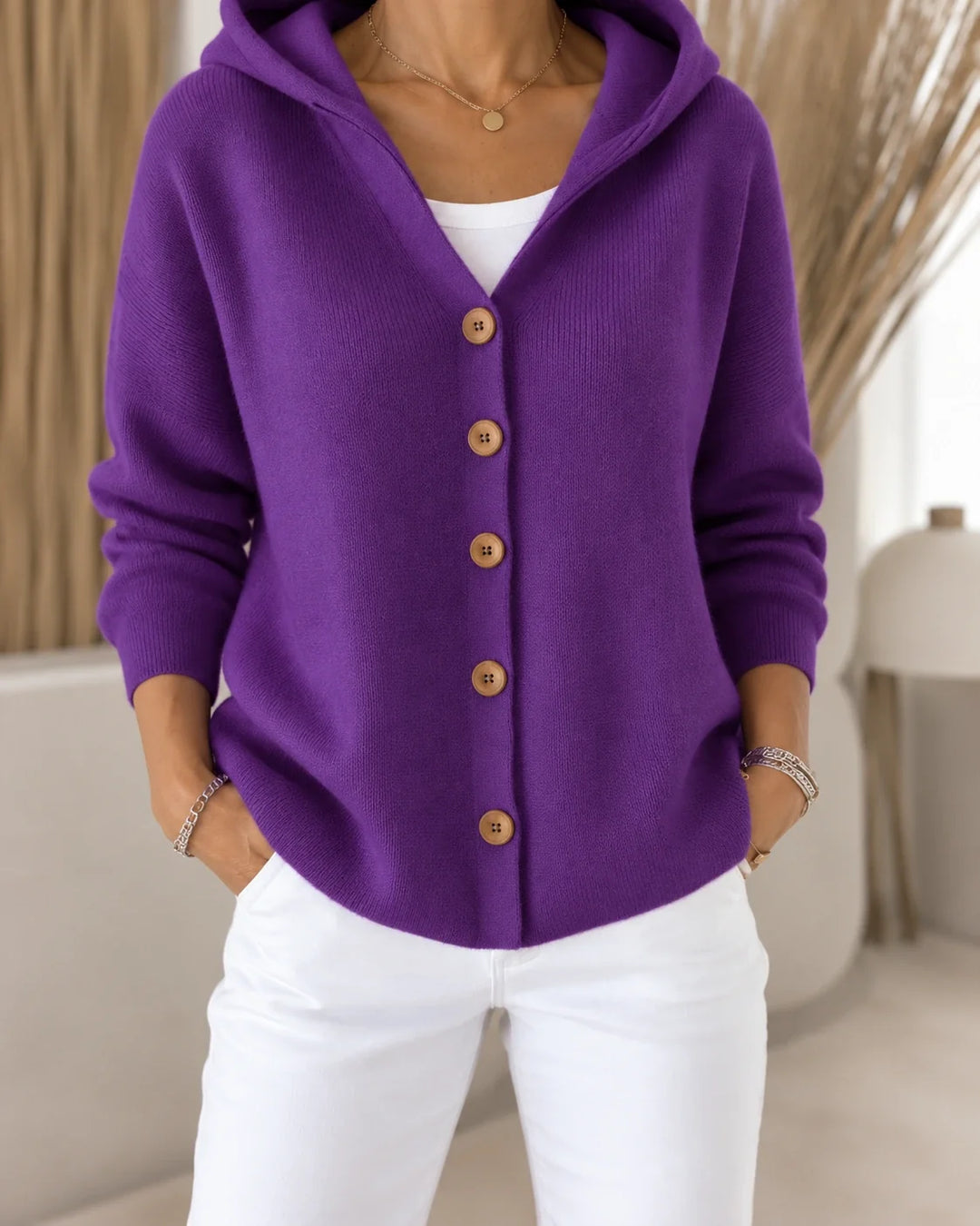 Joyce | Lightweight Hooded Cardigan