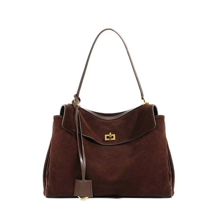 La Dame Sac | Suede Flap Bag