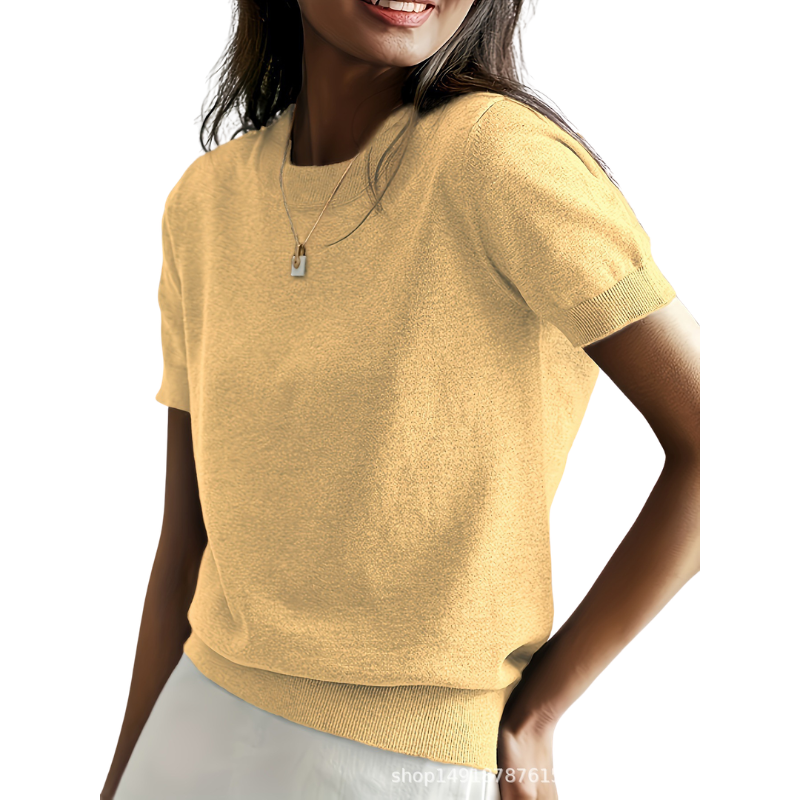 Jenny | Classic Round Neck Casual Top